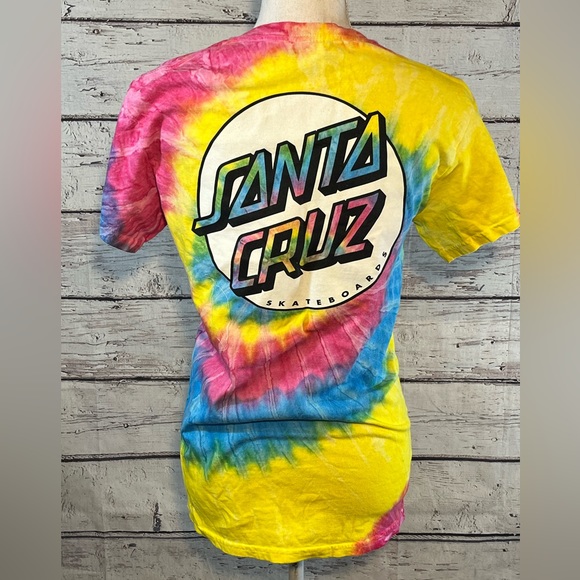 SANTA CRUZ T-Shirt 100% Cotton Tie Dye-Small - Picture 4 of 4